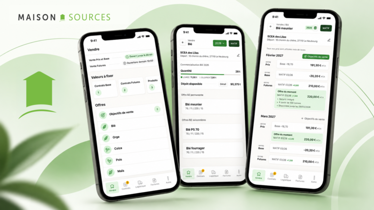 Consulter vos offres et contractualiser sur Maison Sources